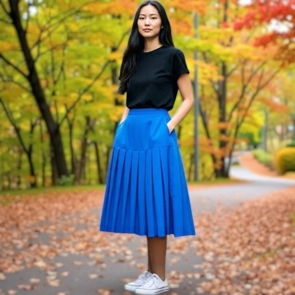 Leslie Fay cobalt blue